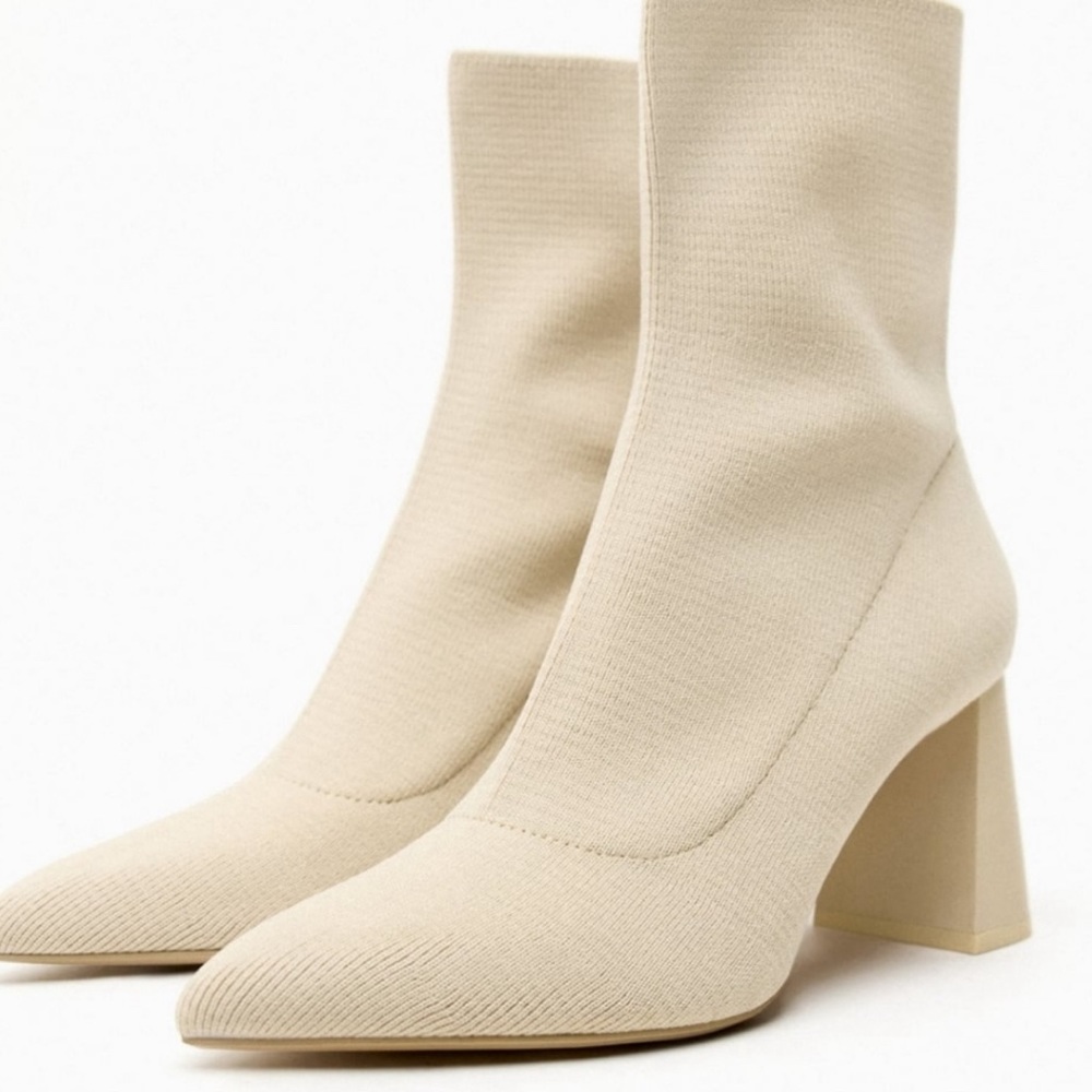 Zara stretch ankle boots